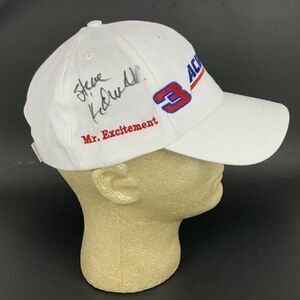 NASCAR Racing AC Delco #3 Mr Excitement Hat Signed by Steve Kidwell Of TX